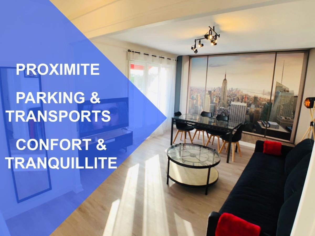Charmant Appartement 1-4 Personnes, Proche Centre Avec Parking Nantes Bagian luar foto