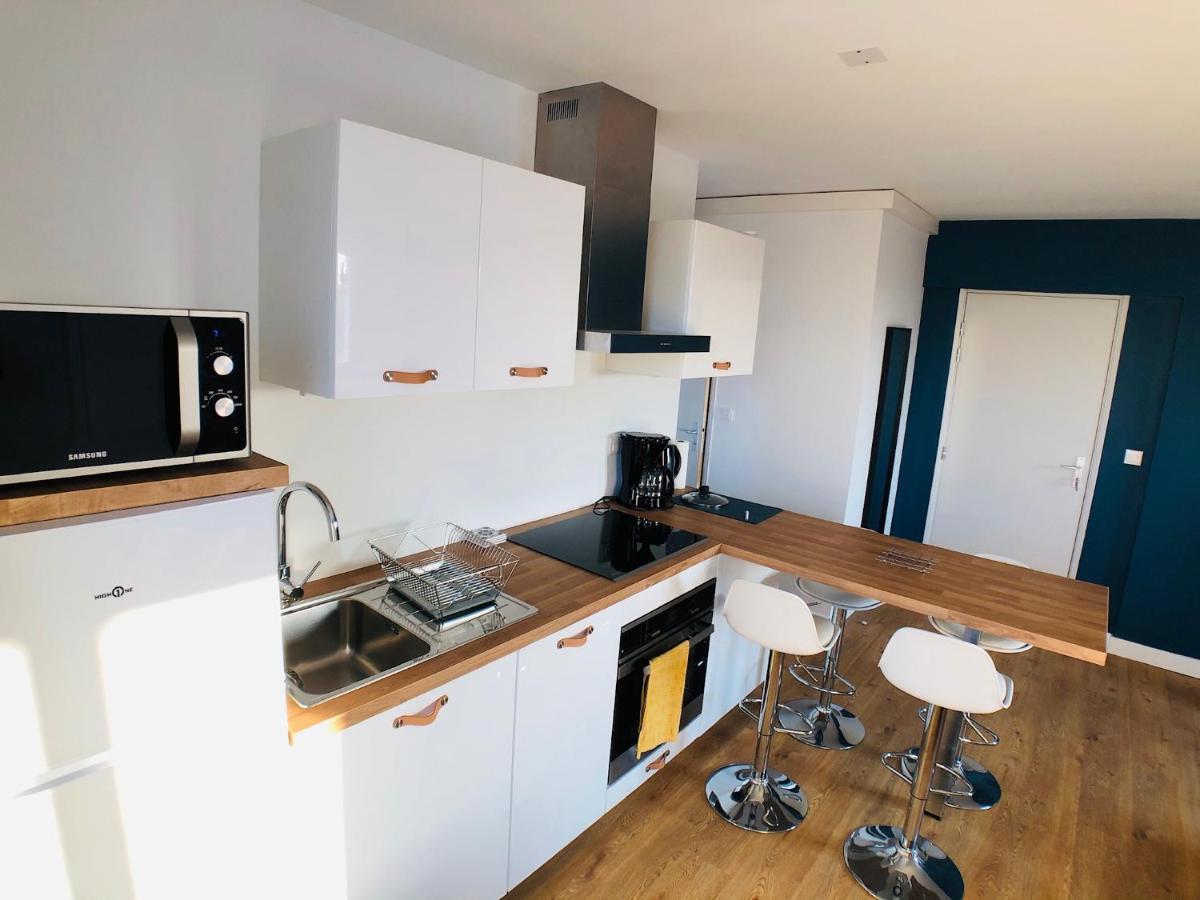 Charmant Appartement 1-4 Personnes, Proche Centre Avec Parking Nantes Bagian luar foto