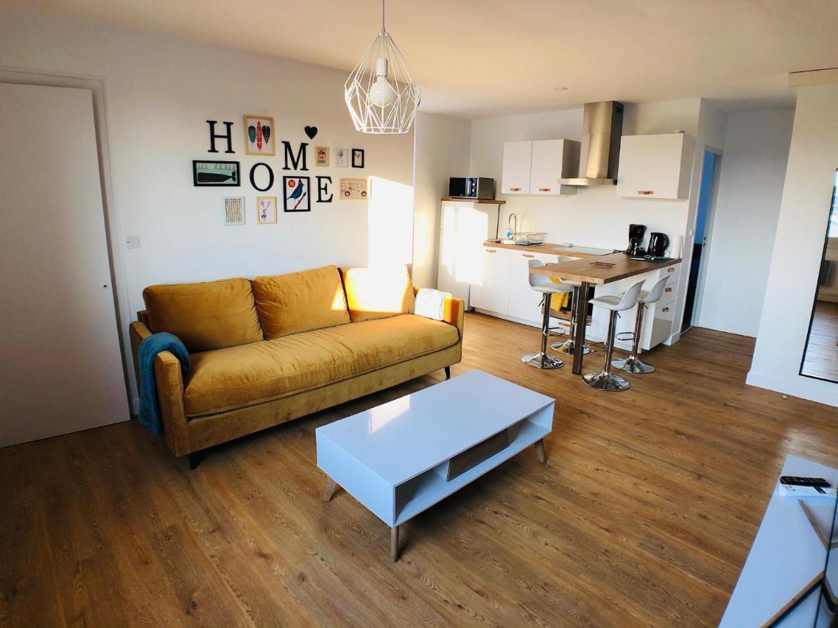 Charmant Appartement 1-4 Personnes, Proche Centre Avec Parking Nantes Bagian luar foto